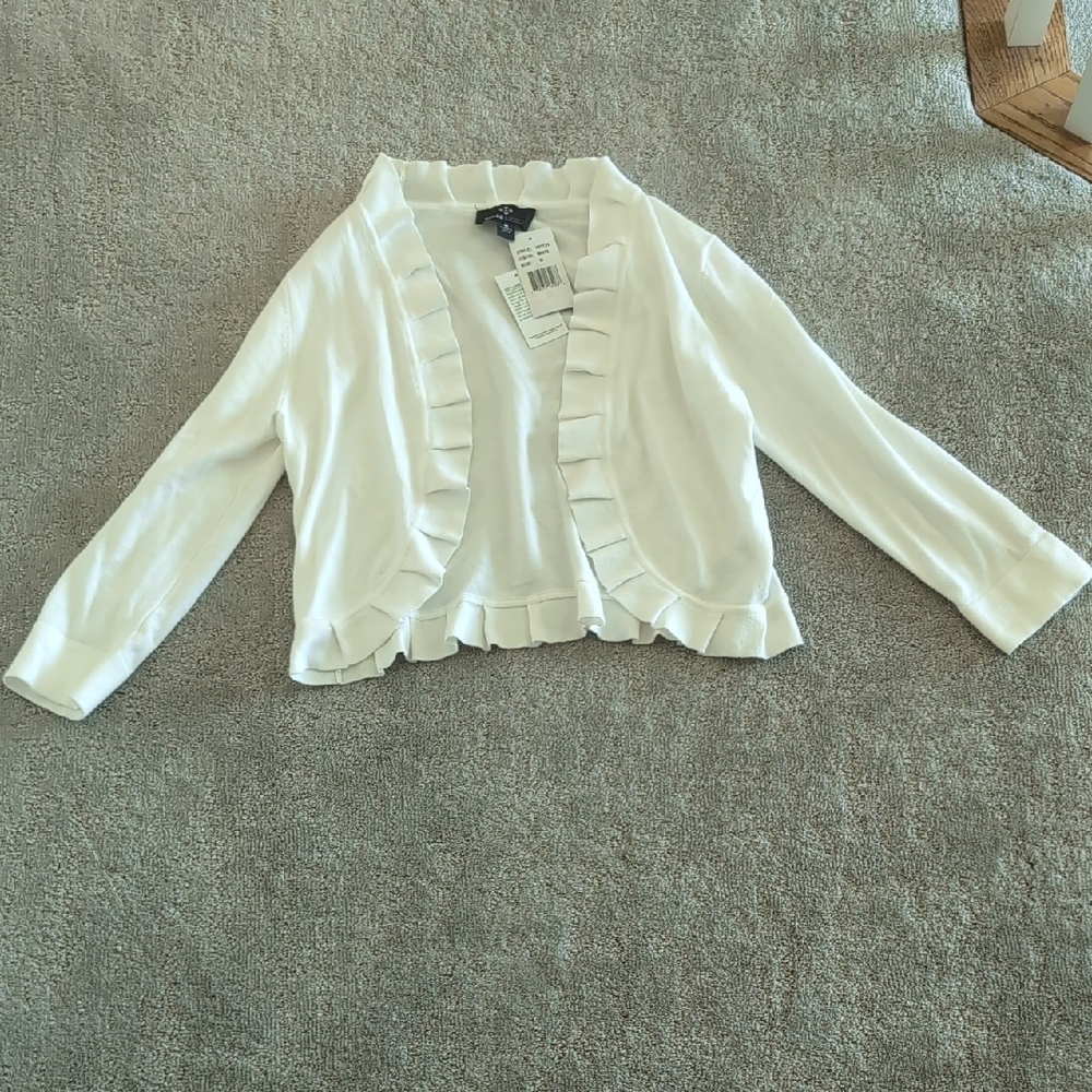 Ronni Nicole Classic White Knit Top